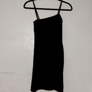 PrettyLittleThing black mini dress